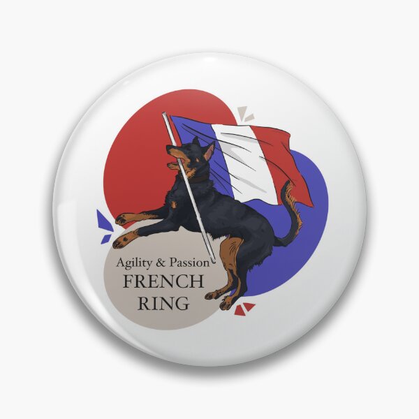 Item preview, French Ring (Agility & Passion) designed and sold by CelticK9s.