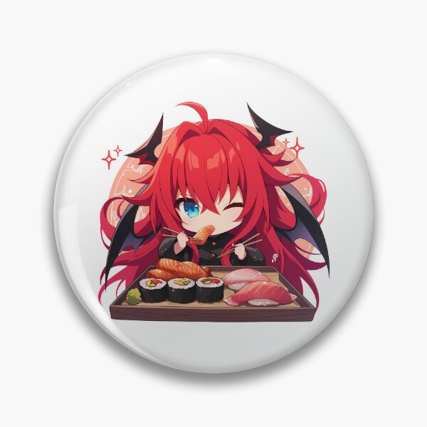 Item preview, Rias Gremory High School Dxd Chibi Sushi Wink designed and sold by Spraykart.