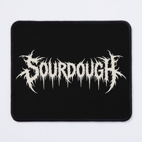 Item preview, Sourdough Funny Death Metal Style Logo designed and sold by Eh Plus Designs.