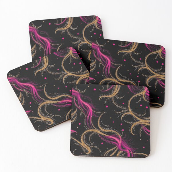 Item preview, Y2k Swirls Pink and Gold designed and sold by Ayla923.
