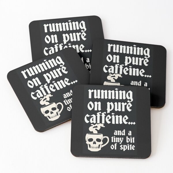 Item preview, Running on Pure Caffeine and a Tiny Bit of Spite designed and sold by LauraMK.
