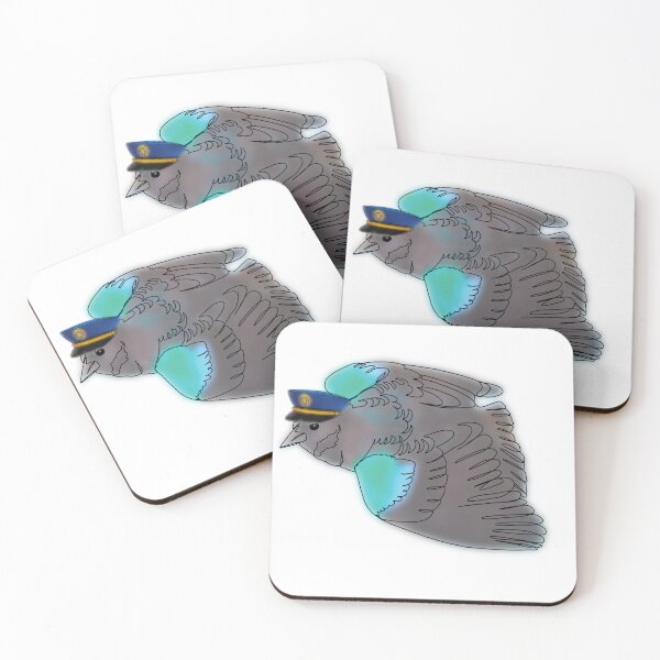 Item preview, Police Hat Blackbird Celebration – animalzinhats designed and sold by Ashley’sAnimalz.