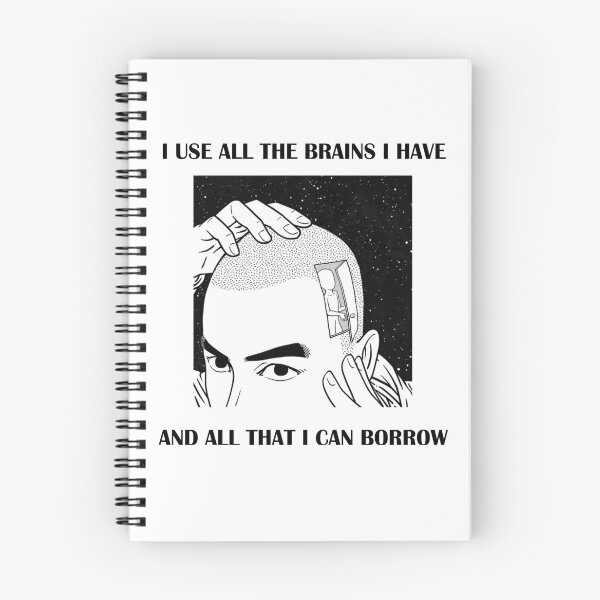 Item preview, Smart Thinking Quote – I Use All the Brains I Have & All I Can Borrow designed and sold by oceantospace.