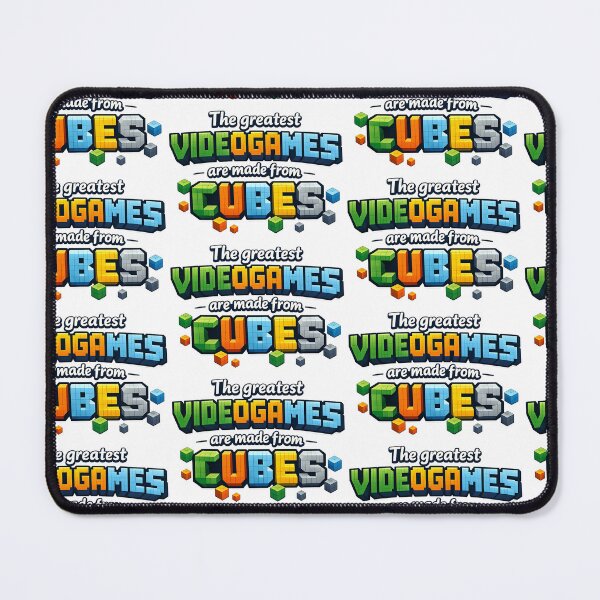 Item preview, The Greatest Videogames Are Made From Cubes designed and sold by TeeTimeTreasure.