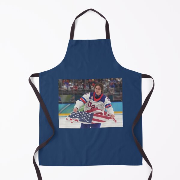 Item preview, Jack Hughes USA Hockey American Flag Skate designed and sold by Vonravenn.