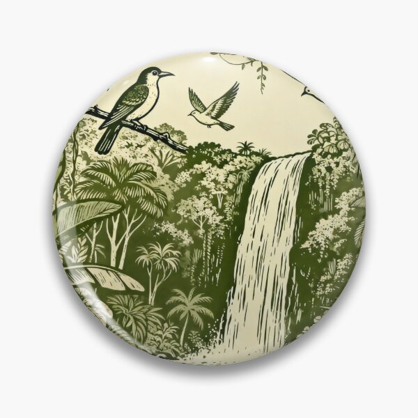 Item preview, jungle with abundant vegetation designed and sold by AratingaCreativ.