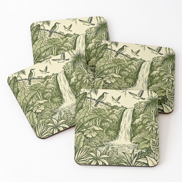 Item preview, jungle with abundant vegetation designed and sold by AratingaCreativ.