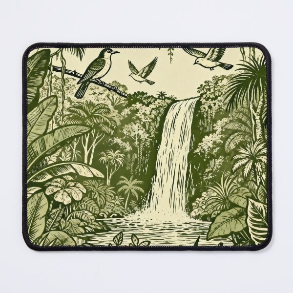 Item preview, jungle with abundant vegetation designed and sold by AratingaCreativ.