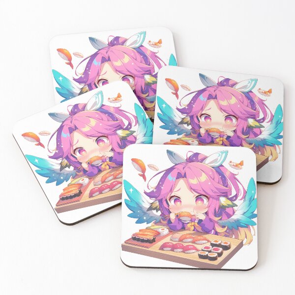 Item preview, Jibril No Game No Life Kawaii Sushi Daydream designed and sold by Spraykart.
