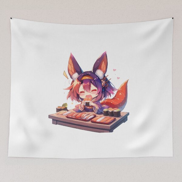 Item preview, Izuna Hatsuse No Game No Life Kawaii Sushi Feast designed and sold by Spraykart.