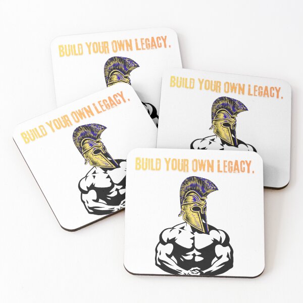 Item preview, Build Your Own Legacy Spartan Fitness Art designed and sold by poomfitshirt.