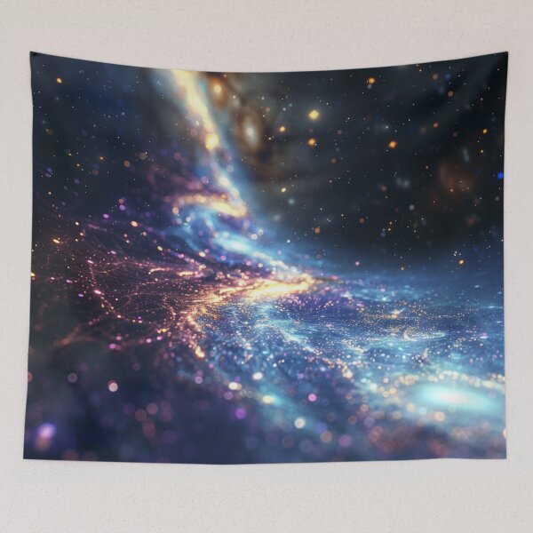 Item preview, Galaxy Stream Surreal Cosmic Stardust  designed and sold by QuantumDrift.