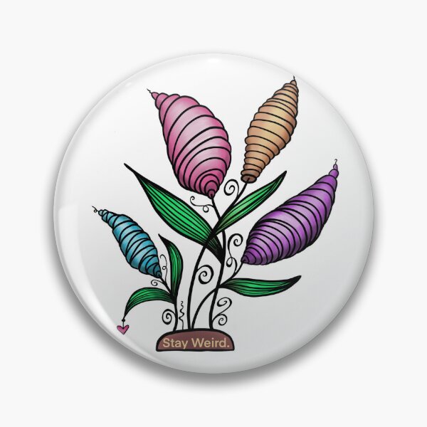 Item preview, Stay Weird (Flowers) designed and sold by kelly-mcmillon.