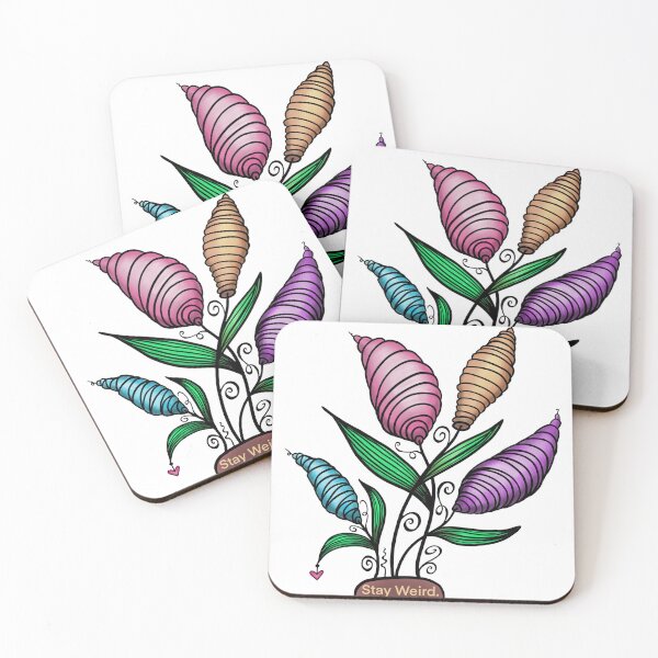 Item preview, Stay Weird (Flowers) designed and sold by kelly-mcmillon.