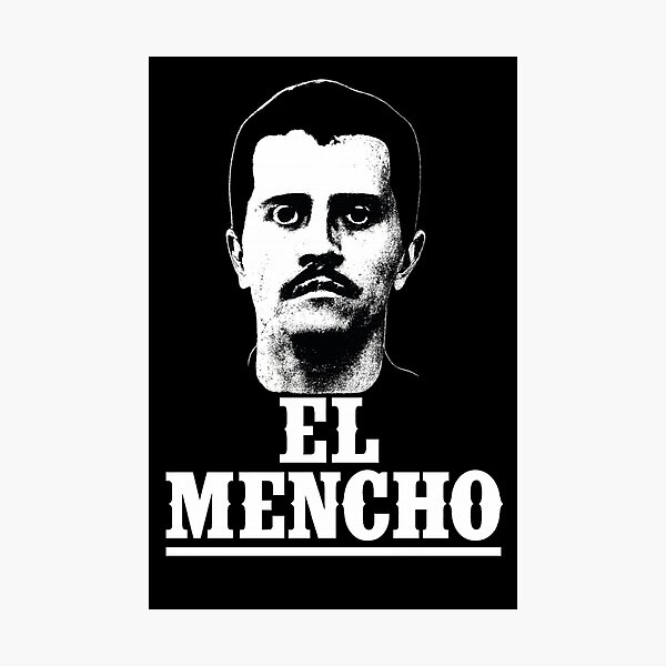 Item preview, El Mencho Mexican Style T-Shirt – Narco Inspired Sugar Skull Graphic Tee – Day of the Dead Street Art Design designed and sold by ArminGreen.
