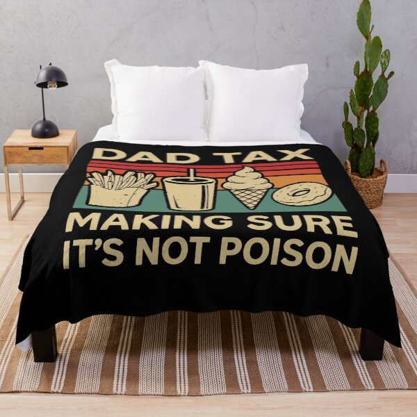 Item preview, Vintage Dad Tax Making Sure It’s Not Poison Funny Vintage Dad Humor  designed and sold by BousinilyArt.