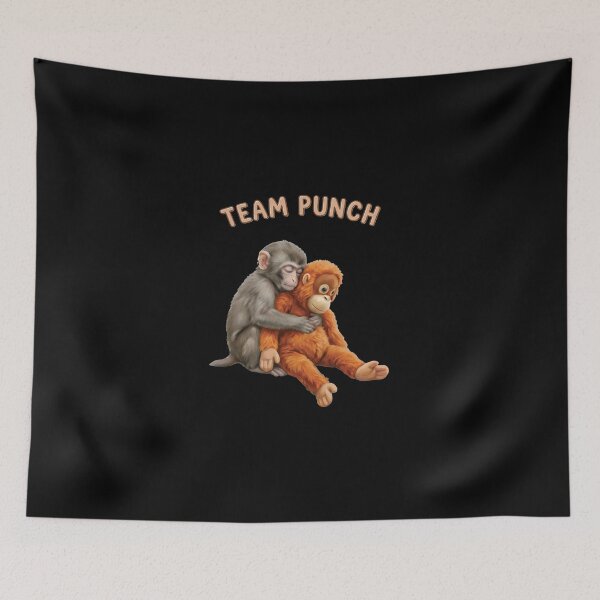 Item preview, Team Punch, Baby Monkey Punch, Viral Baby Monkey Meme Wildlife Monkey designed and sold by loupglouglou.