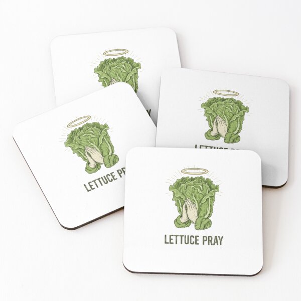 Item preview, ​Lettuce Pray - Funny Vegetable Pun designed and sold by Pugs N Puns.