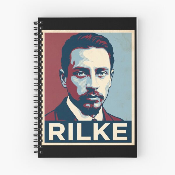 Item preview, Rainer Maria Rilke Hope Style Retro Poster Art  designed and sold by Anya Byron.