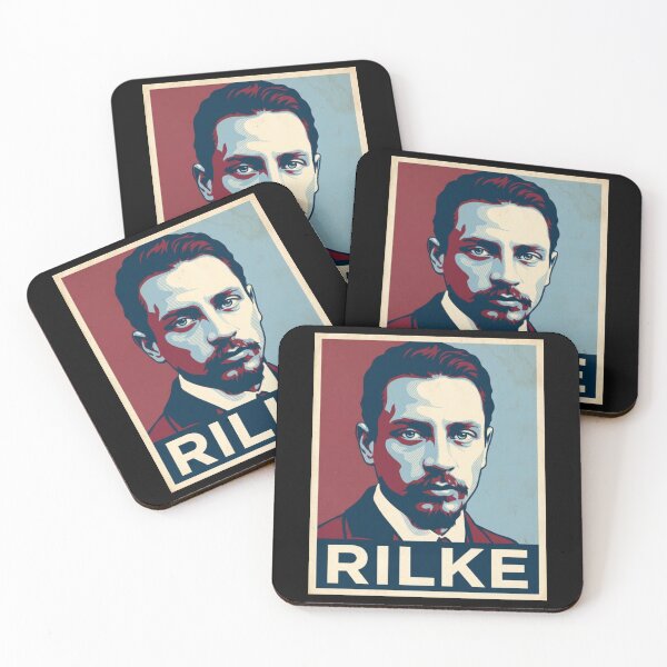 Item preview, Rainer Maria Rilke Hope Style Retro Poster Art  designed and sold by Anya Byron.