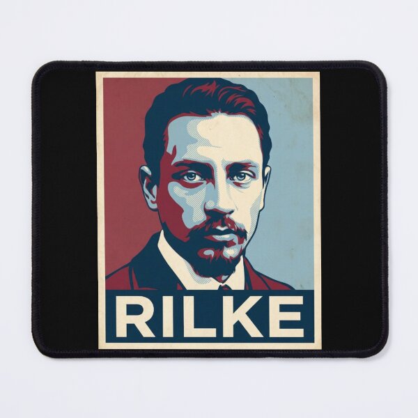 Item preview, Rainer Maria Rilke Hope Style Retro Poster Art  designed and sold by Anya Byron.