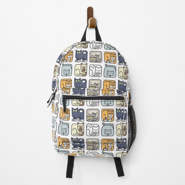 Item preview, Cute Cat Icon Set Pattern designed and sold by Chuck Whelon.