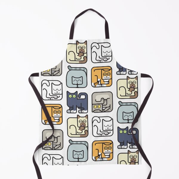 Item preview, Cute Cat Icon Set Pattern designed and sold by Planet Urf.