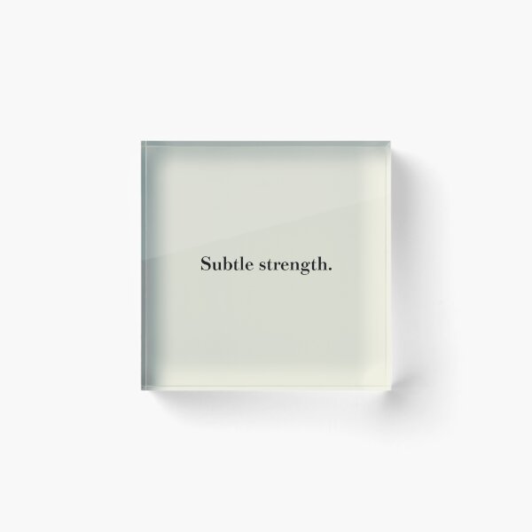 Item preview, Subtle Strength – Minimal Quiet Confidence Typography designed and sold by Irene Catchmind.