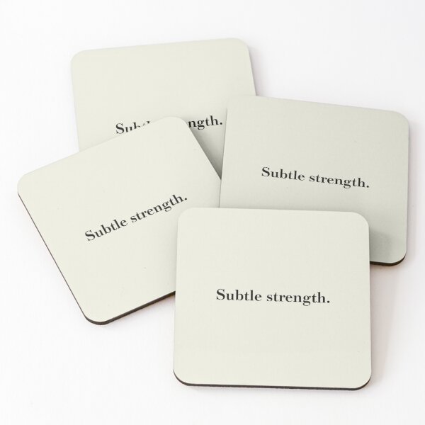 Item preview, Subtle Strength – Minimal Quiet Confidence Typography designed and sold by Irene Catchmind.