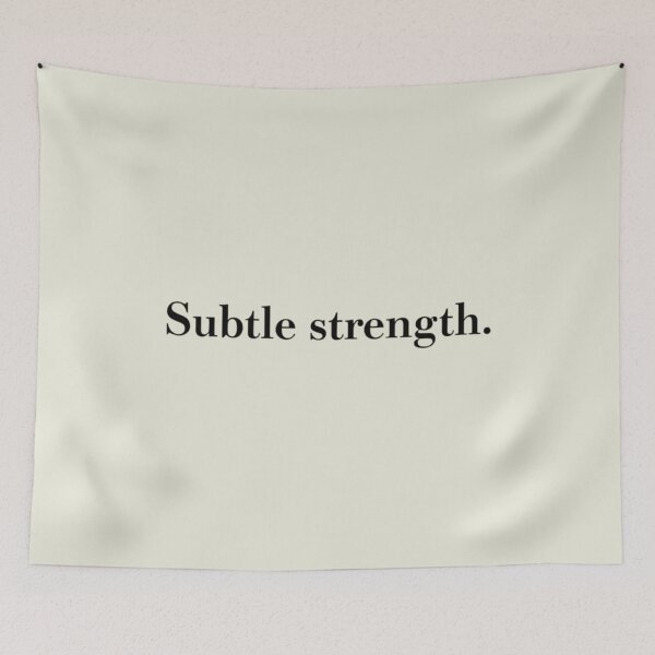 Item preview, Subtle Strength – Minimal Quiet Confidence Typography designed and sold by Irene Catchmind.