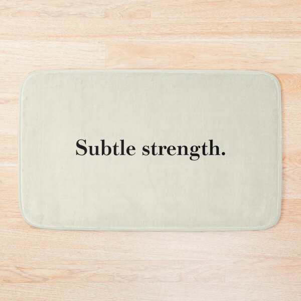 Item preview, Subtle Strength – Minimal Quiet Confidence Typography designed and sold by Irene Catchmind.