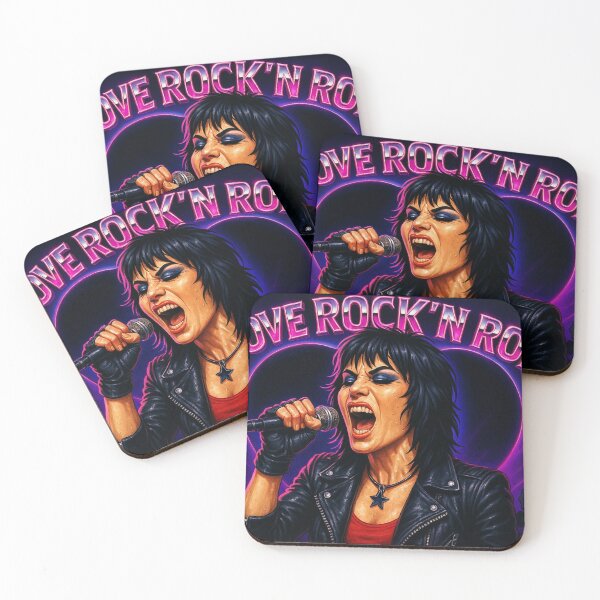 Item preview, Joan Jett Inspired I Love Rock N Roll Art Version 1 designed and sold by Endthedisease.