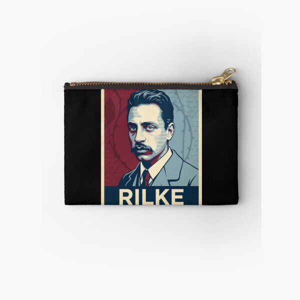 Item preview, Rainer Maria Rilke Hope Style Poster - Dark Academia Poetry Art designed and sold by Anya Byron.