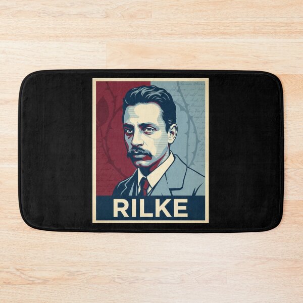 Item preview, Rainer Maria Rilke Hope Style Poster - Dark Academia Poetry Art designed and sold by Anya Byron.