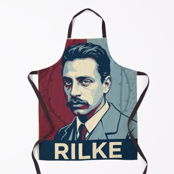 Item preview, Rainer Maria Rilke Hope Style Poster - Dark Academia Poetry Art designed and sold by Anya Byron.