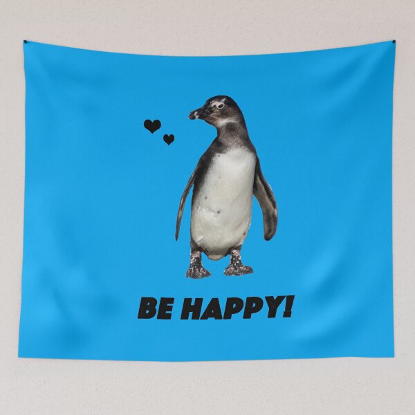 Item preview, Penguin be happy designed and sold by Katja LebenFreude.