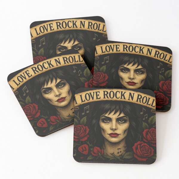 Item preview, Joan Jett Inspired I Love Rock N Roll Art Version 2 designed and sold by Endthedisease.