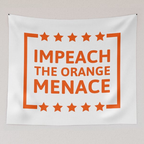 Item preview, Impeach the orange menace  designed and sold by Rachel the Artist .