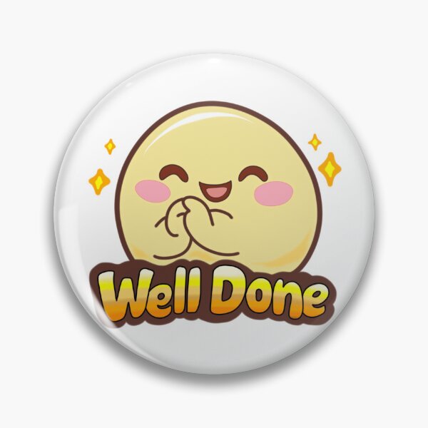 Item preview, Well Done - Cute Celebration Character Sticker  designed and sold by TavaCreart.