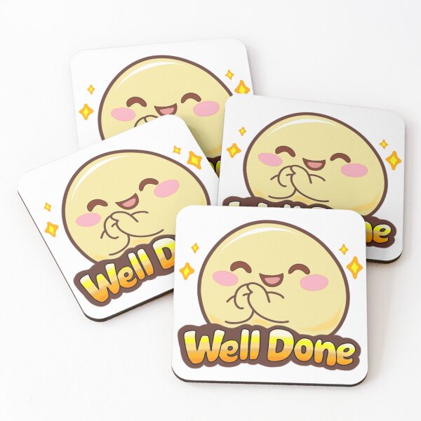 Item preview, Well Done - Cute Celebration Character Sticker  designed and sold by TavaCreart.