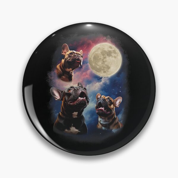 Item preview, Frenchies Howling At The Moon Ironic Funny French Bulldog Men Women designed and sold by michealhunttt.