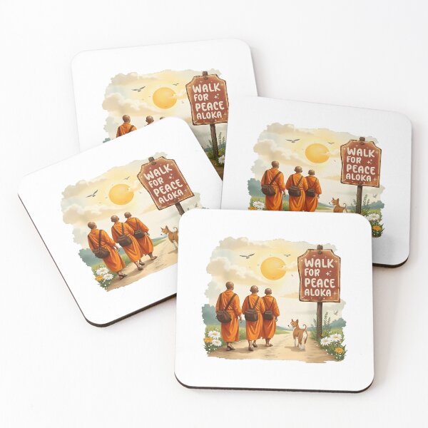 Item preview, Vintage Retro Walk for Peace Monks with Aloka Dog Tee designed and sold by CristHuds.