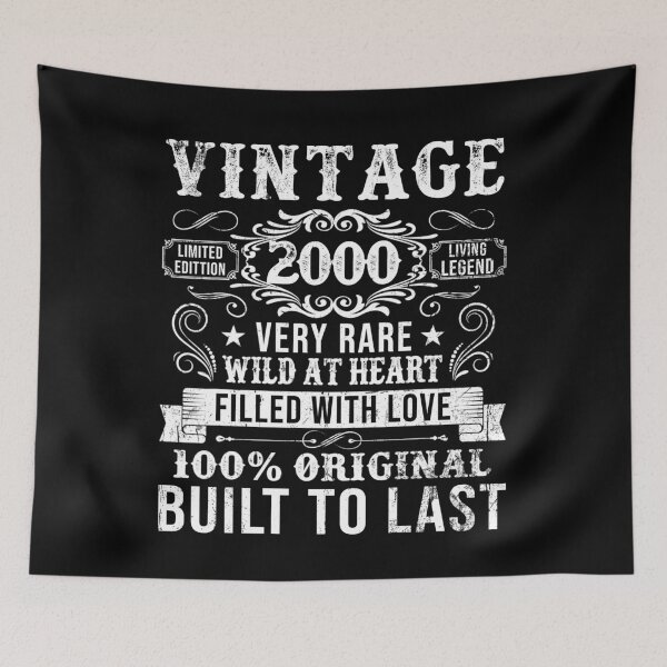 Item preview, Vintage 2000 26th Birthday Gift Born In 2000 26 Years Old designed and sold by RoyesButler.