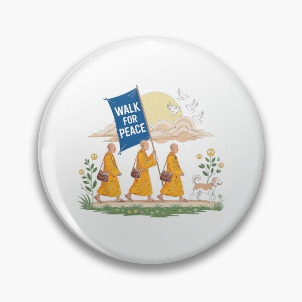 Item preview, Walk for Peace Aloka Buddhist Monks Journey  designed and sold by CristHuds.