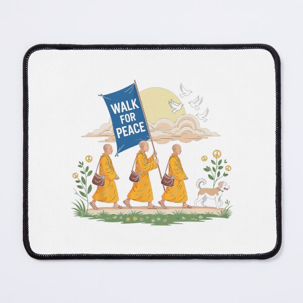 Item preview, Walk for Peace Aloka Buddhist Monks Journey  designed and sold by CristHuds.
