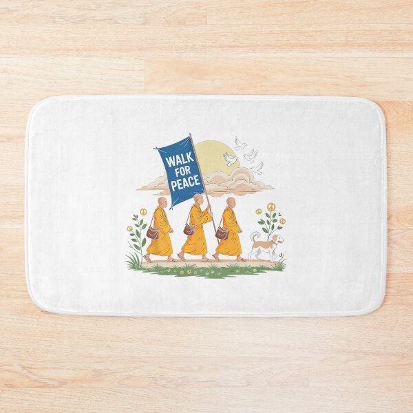 Item preview, Walk for Peace Aloka Buddhist Monks Journey  designed and sold by CristHuds.