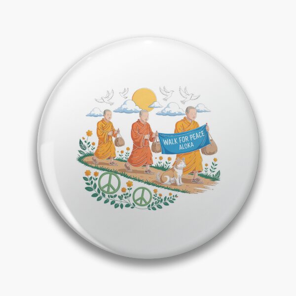 Item preview, Walk for Peace Aloka Buddhist Monks Journey  designed and sold by CristHuds.