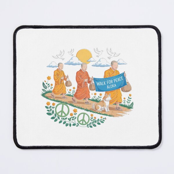 Item preview, Walk for Peace Aloka Buddhist Monks Journey designed and sold by CristHuds.