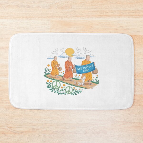 Item preview, Walk for Peace Aloka Buddhist Monks Journey  designed and sold by CristHuds.