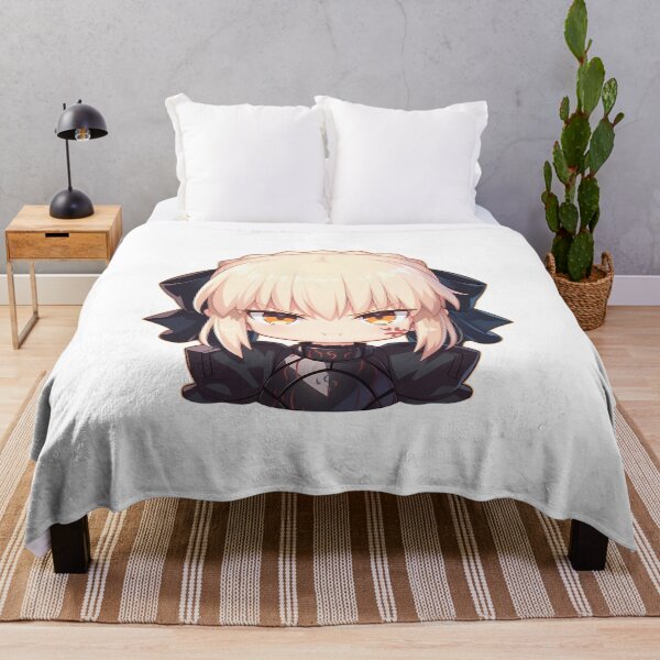 Item preview, Chibi Kawaii Angry Saber Alter Fate Stay Night Anime Character Dark Armor Look designed and sold by 108Recordings.